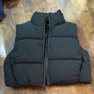 Women’s Black Puffer Vest